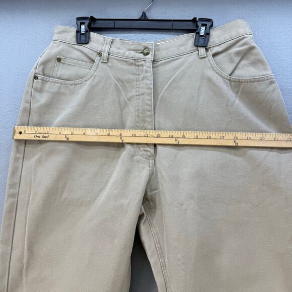Woolrich John Rich and Bros Pants Women's 16 Khaki High Rise Straight Leg VTG - Picture 13 of 15